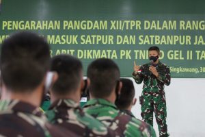 Ini Pesan Pangdam XII/Tanjungpura Kepada Prajurit Tamtama di Singkawang