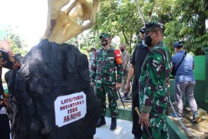 Pangdam XII/Tanjungpura Resmikan Pembangunan Renovasi Tugu Latsitarda IX AKABRI 1988