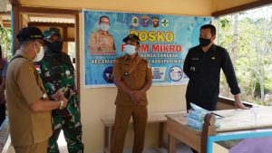 Bupati Kapuas Hulu Tinjau Pos PPKM Mikro di Kecamatan Silat Hulu