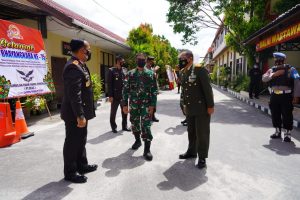 Pangdam XII/Tanjungpura Hadiri HUT Bhayangkara ke 75 di Mapolda Kalteng