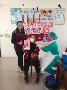 Kecamatan Air Besar Laksanakan Vaksninasi COVID-19 Moderna Dosis Pertama