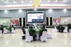 Pangdam XII/Tanjungpura Ikuti Pembukaan Latopsratmin 2021 Secara Virtual