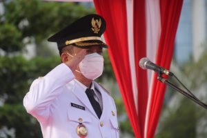 Wakil Bupati Landak, Pimpin Upacara Bendera HUT Kemerdekaan RI ke-75