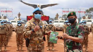 Dampingi Koorsahli Kasad, Pangdam XII/Tpr Kunjungi Satgas BGC XXXIX-C/MONUSCO di Kongo