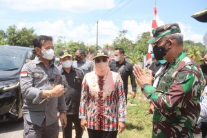 Kasdam XII/Tanjungpura Sambut Kunker Mentan RI di Mempawah