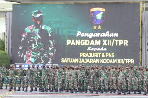 Pangdam XII/Tanjungpura Beri Pengarahan Kepada Prajurit dan PNS