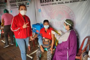 Didukung Pemkab Landak, Baguna Kalbar Gelar Vaksinasi di Menjalin