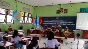 Kapolsek Menjalin Beri Penyuluhan Narkoba di SMA 1 Menjalin