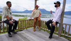 Sis Ajak Bupati Murung Raya Tinjau Objek Wisata Pulau Sepandan