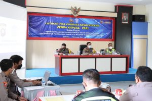 Ini Arahan Kapolres Sekadau Saat Pimpin Lat Pra Ops Zebra Kapuas 2021