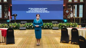 Angeline Fremalco Hadiri Rakornas TP PKK di Jakarta