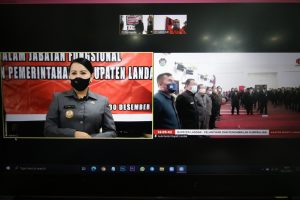 Bupati Landak Lantik 148 Pejabat Administrasi Secara Virtual