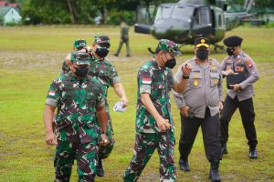 Danrem 121/Abw Sambut Kedatangan Pangdam XII/Tpr ke Sintang