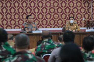 Kunker Kapolda, Karolin Laporkan Perkembangan Vaksinasi di Landak