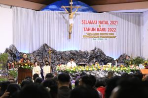 Misa Malam Natal 2021 di Landak, Karolin : Selamat Natal