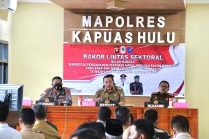 Rakor Pengamanan Nataru, Ini Penegasan Bupati Kapuas Hulu
