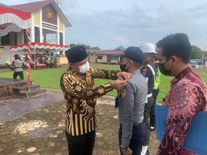 Wabup Kapuas Hulu Pimpin Apel Operasi Lilin Nataru 2022