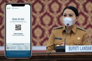 Awal Tahun Pemkab Landak Berlakukan Scan PeduliLindungi