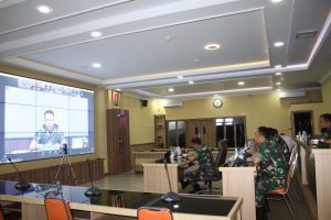 Pangdam XII/Tpr Ikuti Vicon Pengarahan Kasad