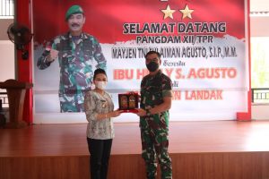 Pangdam XII/Tpr Silaturahmi Dengan Forkopimda Landak
