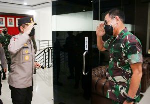 Pangdam XII/Tpr Terima Kunjungan Perdana Kapolda Kalbar