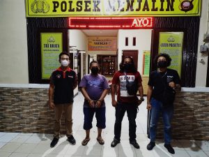 Pasang KWH Abal-abal, H Diamankan di Polsek Menjalin