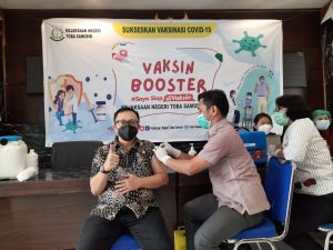 65 Pegawai Kejari Tobasa Vaksin Dosis III ‘Booster’