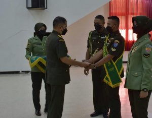 Prajurit Berprestasi Kodam XII/Tpr Jadi Wisudawan Terbaik Poltekad