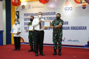 Tiga Satuan Jajaran Kodam Xll/Tpr Terima Penghargaan DJPb Kalbar