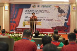 Bupati Kapuas Hulu Buka RAT Puskop Credit Khatulistiwa