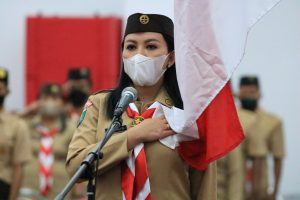 Karolin Resmi Jadi Ketua Mabicab Praja Muda Karana Landak