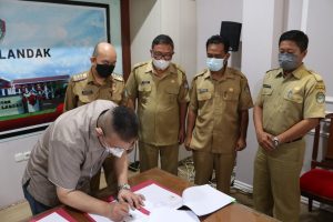 Pastikan Oksigen Aman, Pemkab Landak MoU dengan PT. MGM