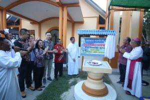 Peresmian Gereja Katolik Santa Maria Assumpta, Karolin Ajak Anak Muda Majukan Gereja