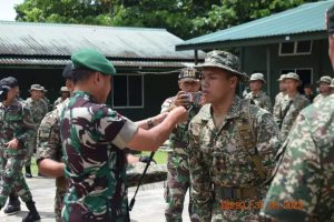 Danrem 121/Abw Tutup Patkor Seri I Biawak Sarawak