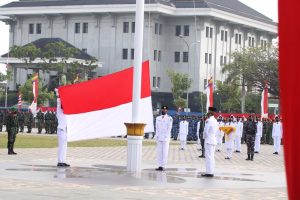 Pangdam XII/Tpr Hadiri Upacara HUT RI ke-77 di Kantor Gubernur Kalbar