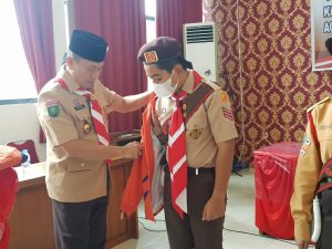 Vinsensius Melepas Peserta Jamnas XII Kabupaten Landak