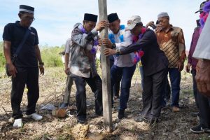 Wahyudi Hadiri Penancapan Tiang Pembangunan Ponpes Ulil Albab II