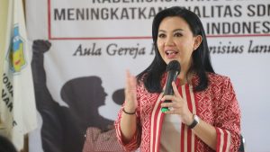 Jadi Narsum MPAB PMKRI Pontianak, Karolin : Saya Berpolitik Untuk Kemanusiaan