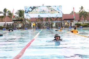 Kodam XII/Tpr Gelar Lomba Renang Antar Satuan
