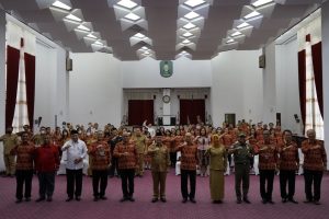 Pj Bupati Landak Hadiri Pelepasan Kontingen Pesparani Kalbar