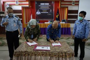 Pj Bupati Landak Tandatangani MoU Dengan Kemenkumham Kalimantan Barat