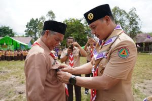 Wahyudi Lantik Kwarran Pramuka Boyan Tanjung