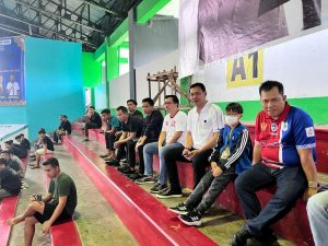 Bupati Sis Ajak Anak Bungsu Nonton Futsal Porprov Kalbar