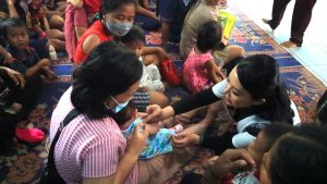 Di Desa Gombang Karolin Sosialisasi Pentingnya Kesehatan Ibu Hamil