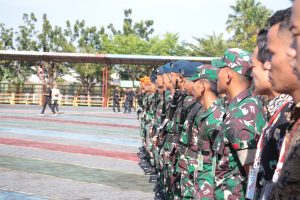 Pangdam XII/Tpr Pimpin Apel Gelar Pasukan Pengamanan Kunker Jokowi