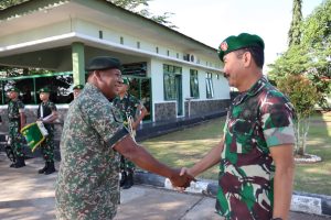 Pangdam XII/Tpr, Terima Lawatan Balas Panglima Divisyen I Infantri Malaysia