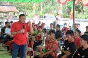 Cornelis Hadiri Launching Desa Siaga di Tiang Tanjung