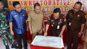 Vinsensius Hadiri Peresmian Rumah Restorative Justice