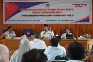 Wahyudi Hadiri Rekonsiliasi Aset Tetap Pemkab Kapuas Hulu