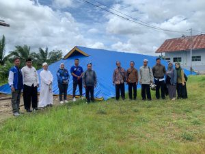 Ermin Elviani Tinjau Lokasi Bencana Puting Beliung di Wajok Hilir